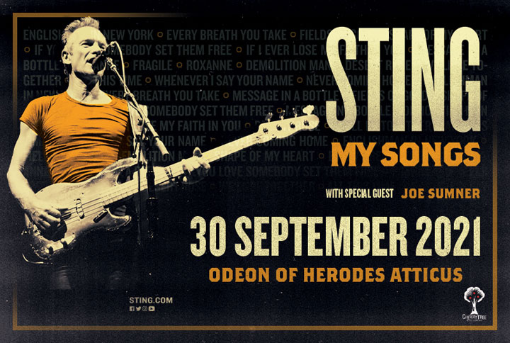 Sting “My Songs” στο Ηρώδειο