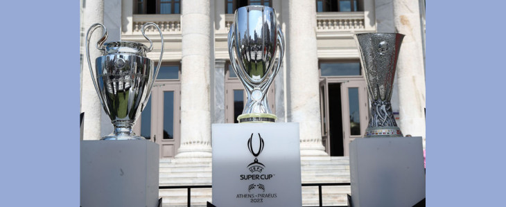 Άρχισε η μεγάλη γιορτή για το UEFA Super Cup 2023 στον Πειραιά