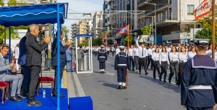 Με συγκίνηση και υπερηφάνεια ο εορτασμός  της 28ης  Οκτωβρίου 1940 στον Πειραιά